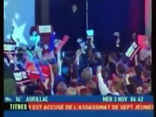 Laurence Haïm perd ses moyens après la réélection de George W. Bush