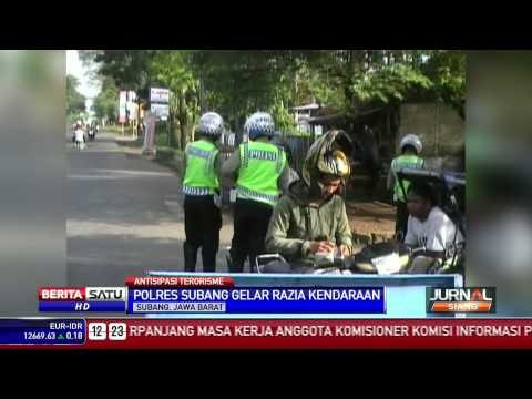 Polres Subang Gelar Razia Guna Antisipasi Terorisme
