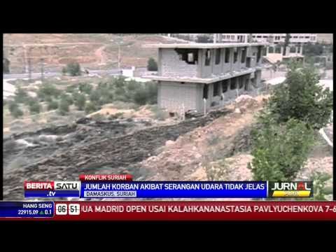 TV Suriah Rilis Gambar Pasca-Serangan Udara Israel