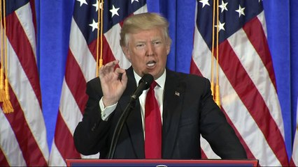 Defiant President-elect slams fake news