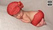Woman Knits Tiny Hats to Support Newborns with Heart Defects
