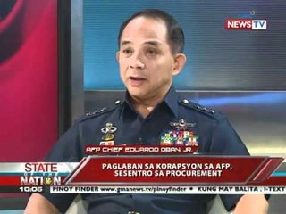 SONA - New AFP chief on the hot seat 03/15/11