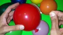 Surprise Balloons filled with Candy, Lets Pop them & Learn The Colors