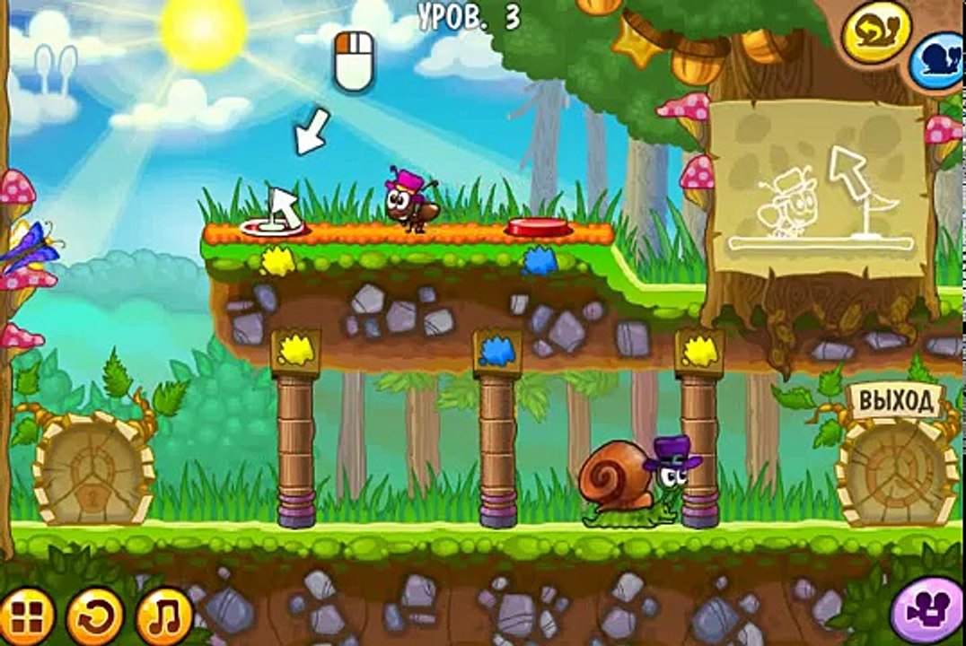 Улитка Боб 5 Прохождение игри . Snail Bob 5