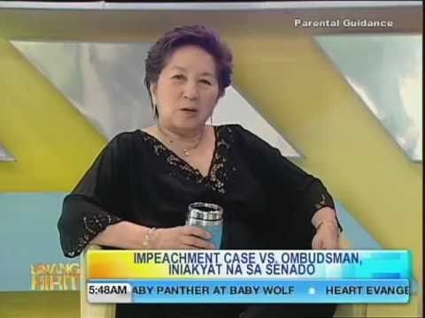 UH Hirit ni Mareng Winnie: Impeachment Against Ombudsman Gutierrez