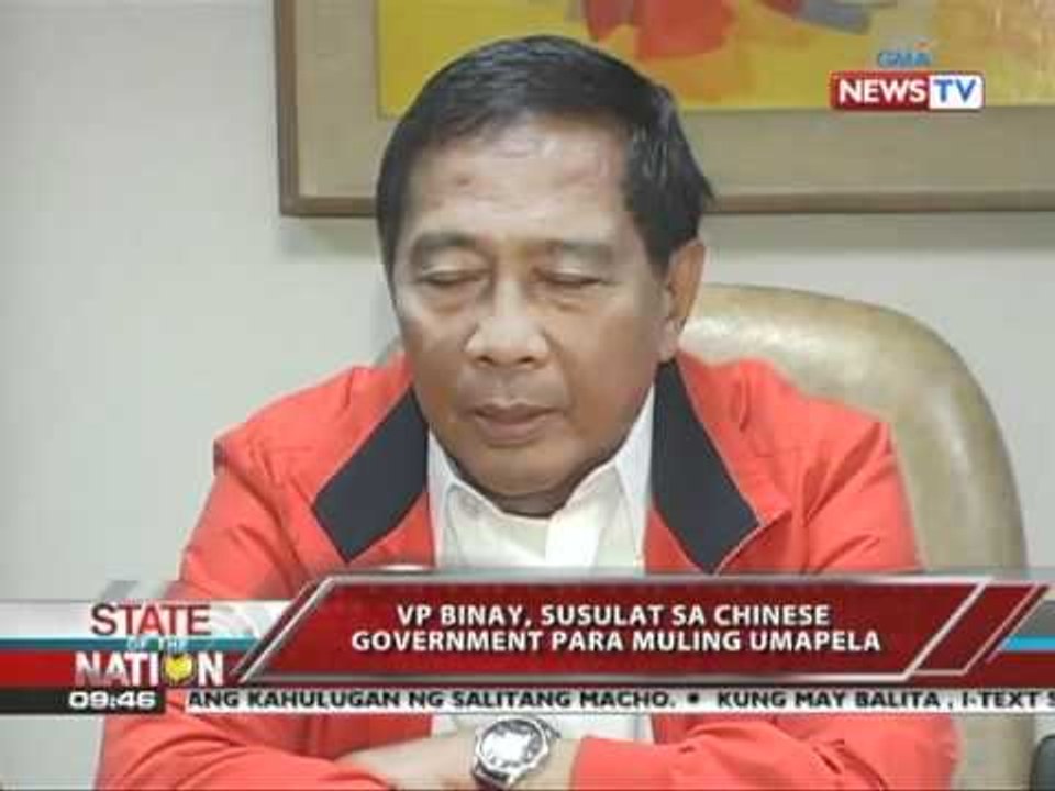 SONA - VP, kin make last-ditch efforts to stop 3 Pinoys' execution in China 03/24/11