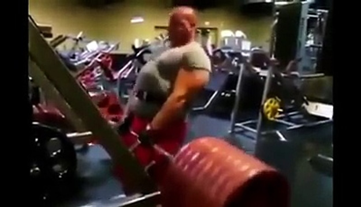 His muscles did not mind FAIL