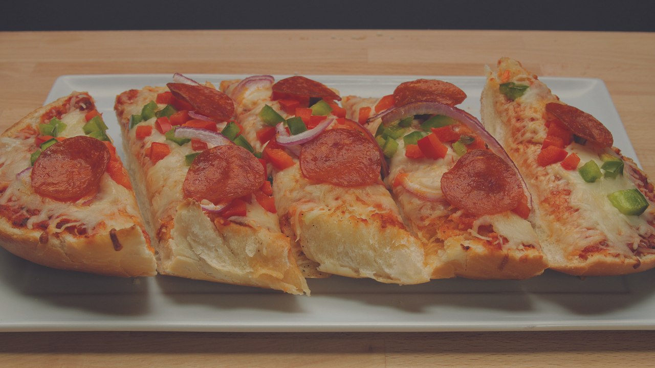 How to Make Garlic Bread Pizza - Full Step-by-Step Video Recipe