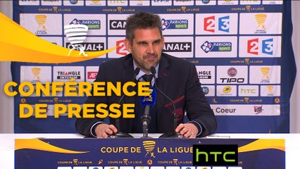 Conférence de presse Girondins de Bordeaux - EA Guingamp (3-2) : Jocelyn GOURVENNEC (GdB) - Antoine  KOMBOUARE (EAG) - 2016/2017