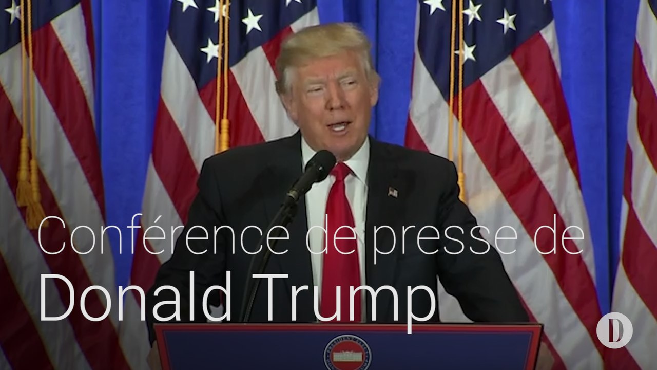 Conférence de presse de Donald Trump