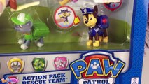 PAW PATROL Nickelodeon Paw Patrol Action Pack Rescue Team Paw Patrol Toy Video