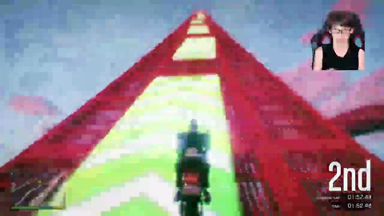 Grand Theft Auto 5: Stunt Races And Destroying Scrubs!! (2)