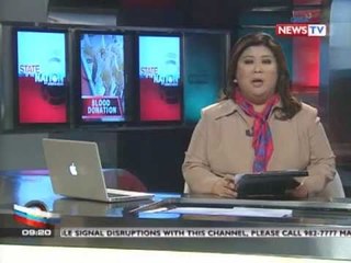 SONA - How safe are stocks in PHL blood banks? 04/05/11