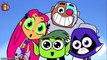 Teen Titans Go! For learning colors children's educational video - Colours for Kids Baby Videos