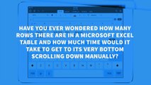 Watch this guy spend 9 hours scrolling to the bottom of an Excel spreadsheet