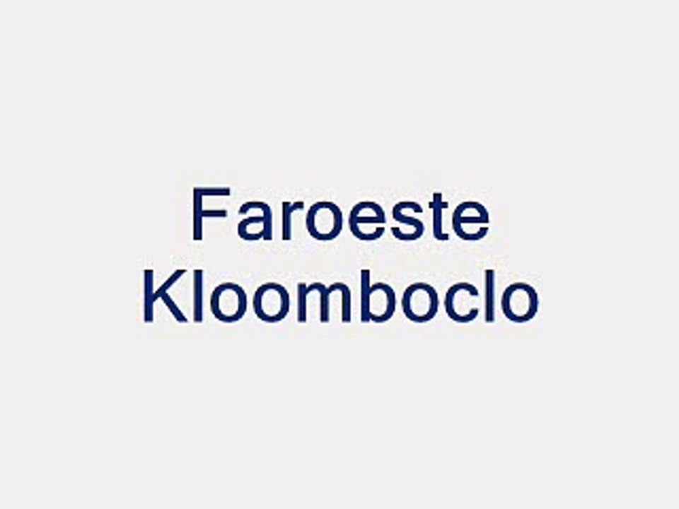 Faroeste Kloomboclo