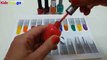 Learn Colors with Surprise Nail Arts, Colours to Children Kids Toddlers, Nail Polish Learning Video