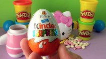 HELLO KITTY Videos Kinder Surprise Eggs Plasticina Play Doh Playdough Disney Magic Toys Youtube
