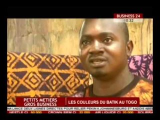 Business 24/Petits métiers   Les couleurs du Batik au Togo
