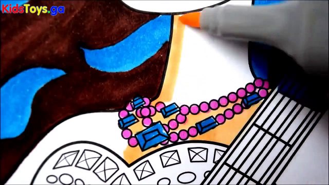BARBIE Coloring Book Pages Rock N' Royals Kids Fun Acvities Learning Videos Kids Balloons Toys -