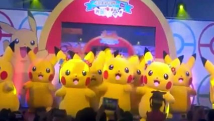 NEW Pokemon pikachu dance song with gummy bear song, Nursery rhymes for Kids