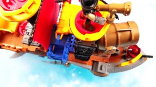 Shark Dinosaur Attack Bite Pirate Ship Kids Children Learn Sea Animals Names Toddler Video Toy Fun