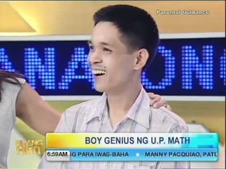 UH Panalong Pinoy: John Gabriel Pelias UP Teen Summa Cum Laude