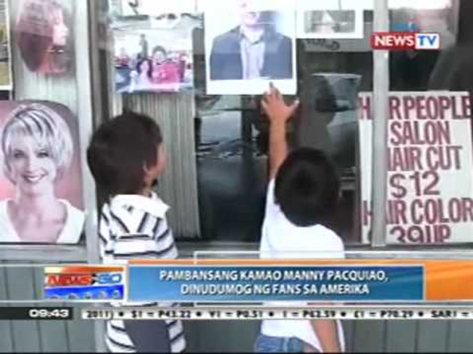 News to Go - Manny Pacquiao meets U.S. fans while training for bout with Mosley 4/14/11