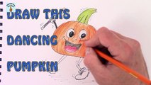 How to Draw a Pumpkin  Step by Step  Easy Drawings for Kids