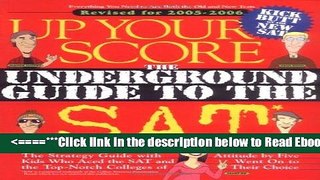 [PDF] Up Your Score: The Underground Guide to the SAT Best Collection
