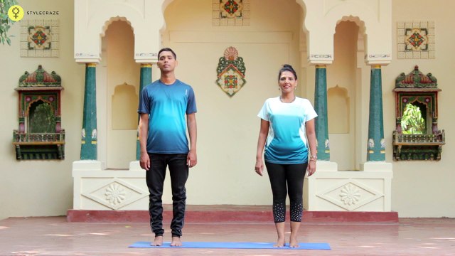 PARTNER YOGA POSES - Standing Stretches & Toning Workouts