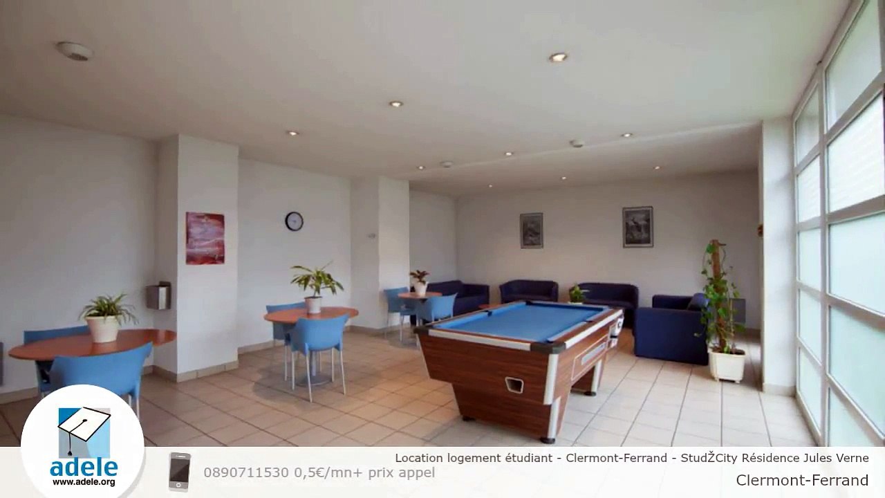 Location logement étudiant - Clermont-Ferrand - StudŽCity Résidence Jules Verne