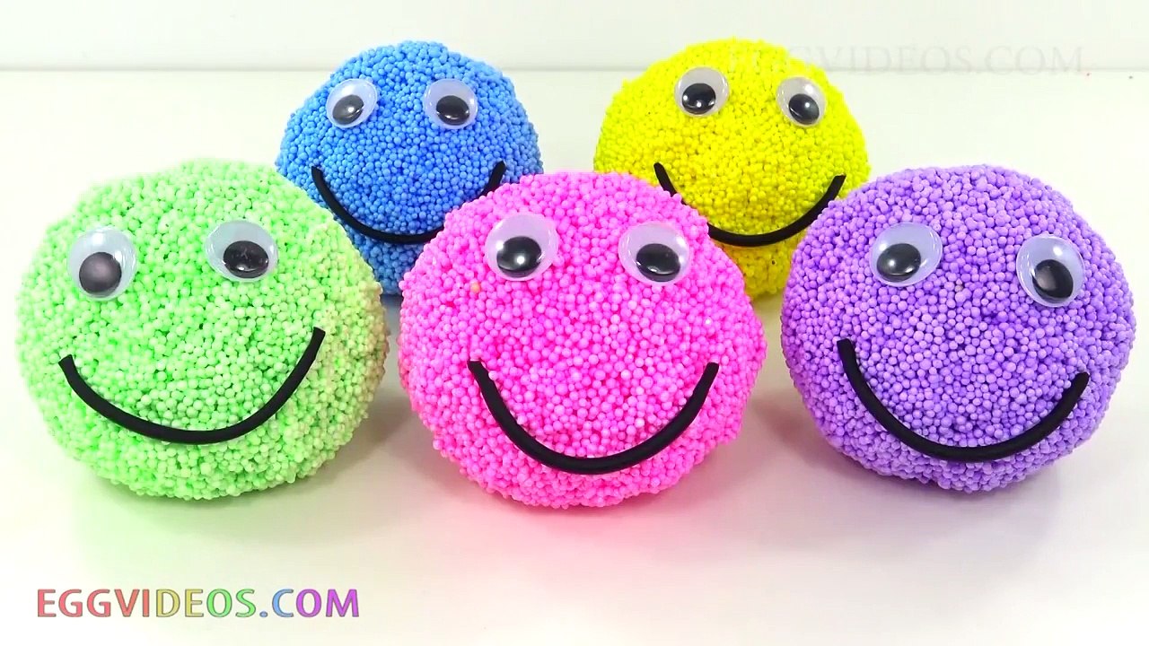 Learn Colors Play Doh Superhero Hulk Finger Family Nursery Rhymes Foam Surprise Eggs EggVideos.com