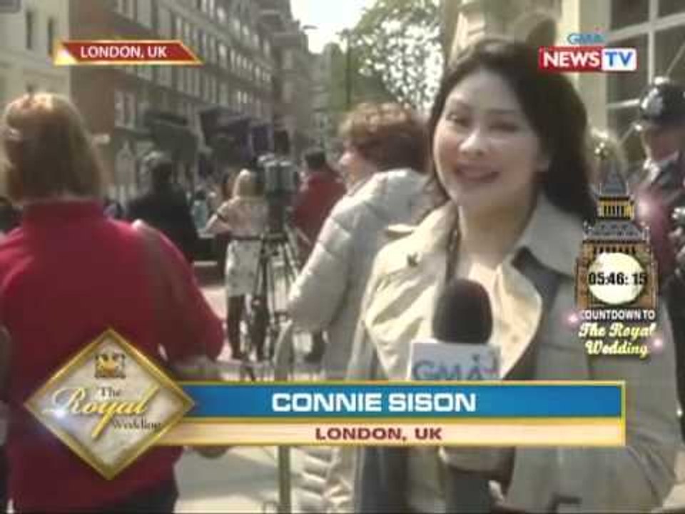 News to Go - Connie Sison reports from Middleton's family hotel in London 4/29/11