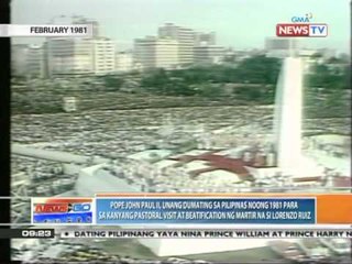 News to Go - Revisiting Pope John Paul II's visits to the Philippines 4/29/11