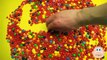 ♥♥ Learn To Count 1 to 100 with Candy Numbers! Surprise Eggs with Smarties Skittles and Candy Hearts