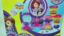 Play Doh Sofia the First Amulet & Jewels Vanity Playset Disney Princess Glitter Sparkle Play Dough!