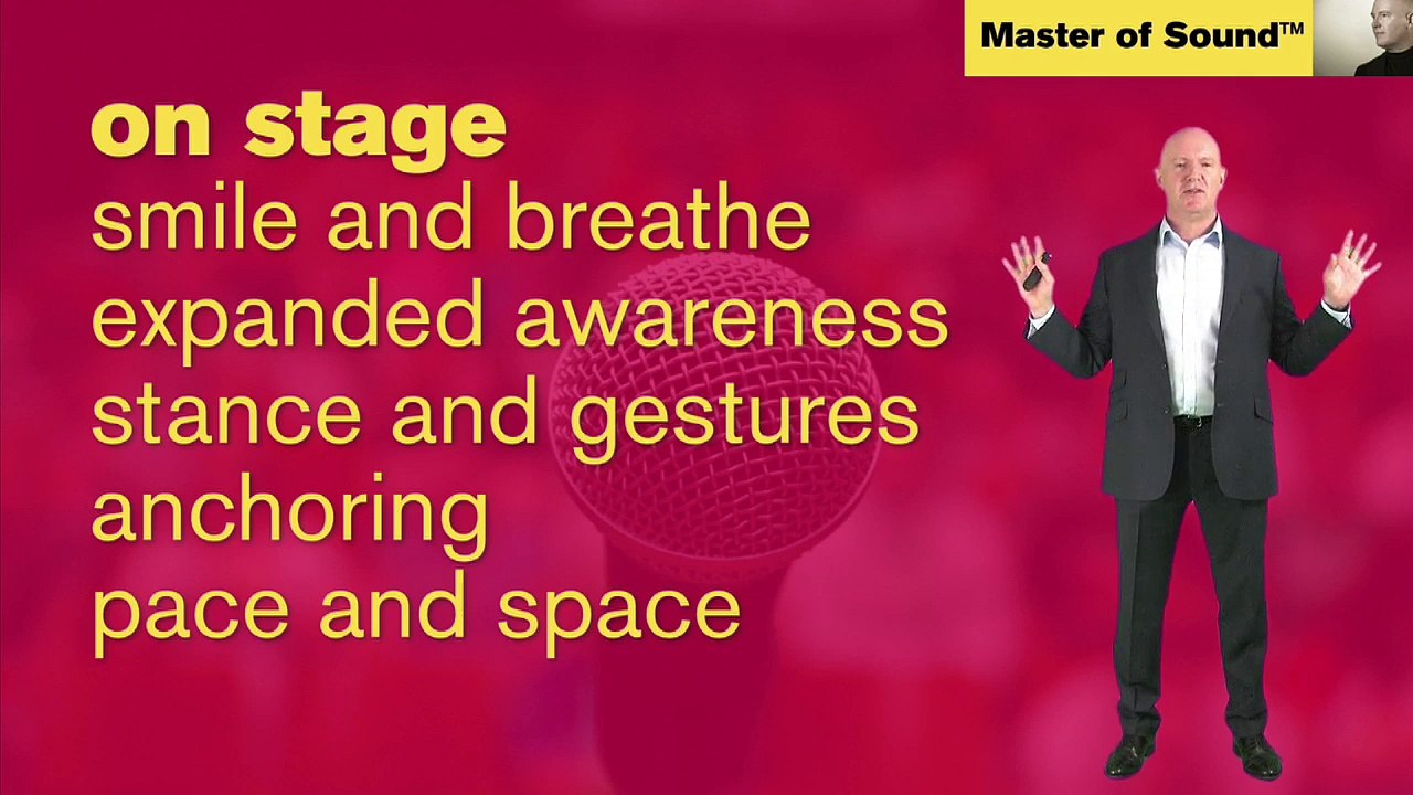 Powerful speaking On stage
