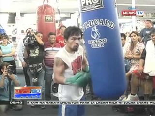 News To Go - Fitness expert talks about Pacman's diet and conditioning regime 5/5/11