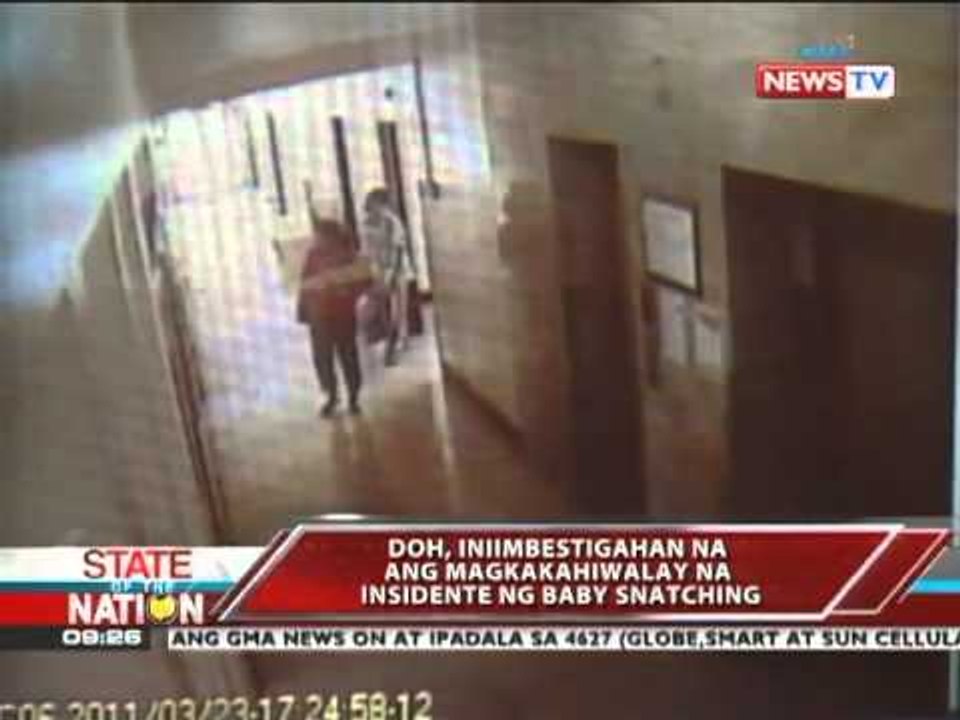 SONA - Manila baby-snatching caught on CCTV 05/04/11