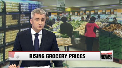 Download Video: Korea's food price inflation rate ranks in OECD's top three for third straight month