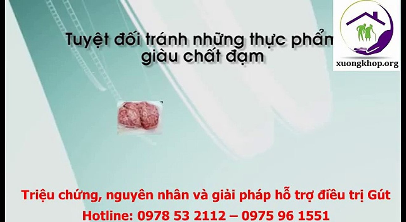 Bệnh Gút không nên ăn gì?