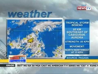 News To Go - Typhoon 'Bebeng' made its second landfall over Northern Casiguran, Aurora 050911