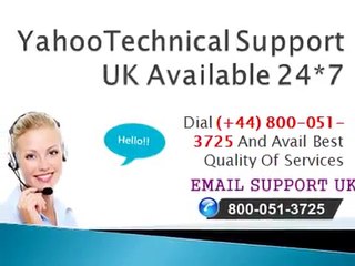 2017 - Best Yahoo Technical Support UK  - Dial 800-051-3725 Toll-Free