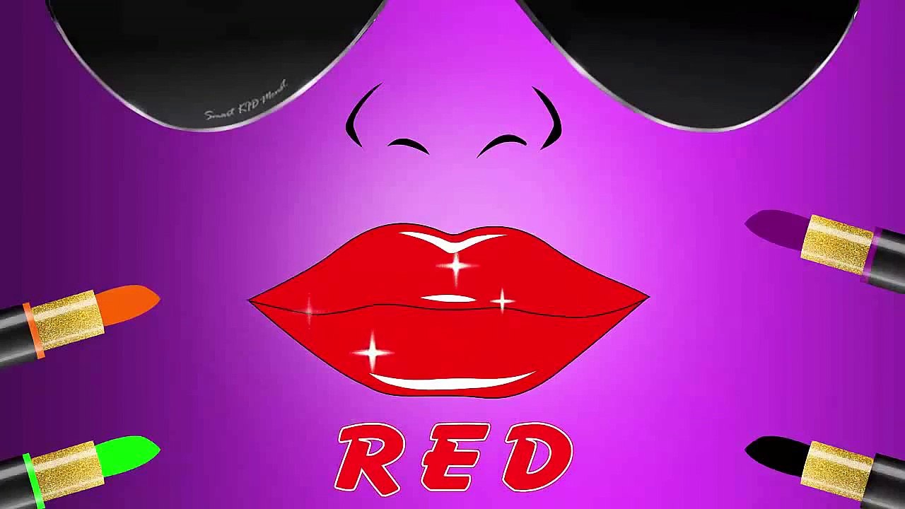 Learn Colors with Frozen Elsa Lipstick   Colours to Kids   Children Toddlers Baby Play Videos 2017