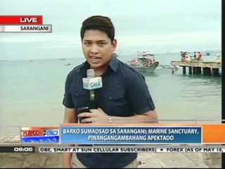 News to Go - Panamanian vessel might have damaged Sarangani's marine sanctuary - 05/11/11