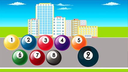Learning Numbers with ball - videos for kids - star kids tv