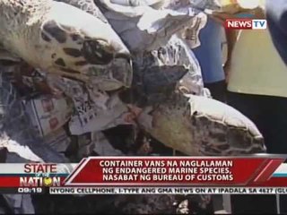 SONA - Mga yamang-dagat na balak ipuslit ng Pinas, nasabat 05/11/11