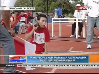 News to Go - Deaf-mute child joins shot-put competition at Palarong Pambansa 05/12/11