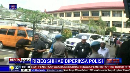 Habib Rizieq Diperiksa Polda Jabar Terkait Penghinaan Pancasila